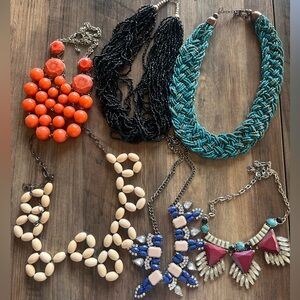 Chunky necklaces - various colors